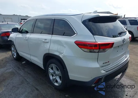 2017 Toyota Highlander Limited из США, поврежденный, VIN 5TDDZRFH8HS436984